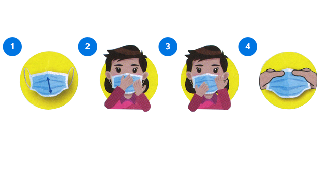 Mode d'emploi masques pour enfants Type 2